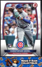 Christopher Morel 2023 Bowman #34 Chicago Cubs Rookie RC