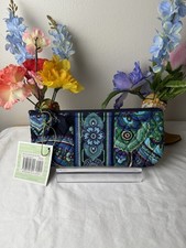 Vera Bradley Blue Rhapsody Brush and Pencil Case NWT - Retired Pattern, Last One