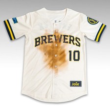 Custom Name - 2026 Brewers Slidin Sal Frelick Giveaw Baseball Jersey - All Size