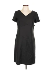 AB Studio Women Black Casual Dress 12