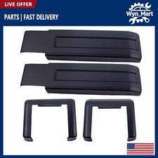 Black Tailgate Hinge Trim Covers 2007-2018 For Jeep Wrangler Jk Unlimited Parts