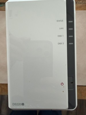 Synology DiskStation DS218j 2-Bay NAS Server - White (Diskless)