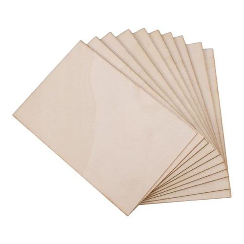 10 Pack Unfinished Wood Sheets,Balsa Wood Thin Wood Board for House8999