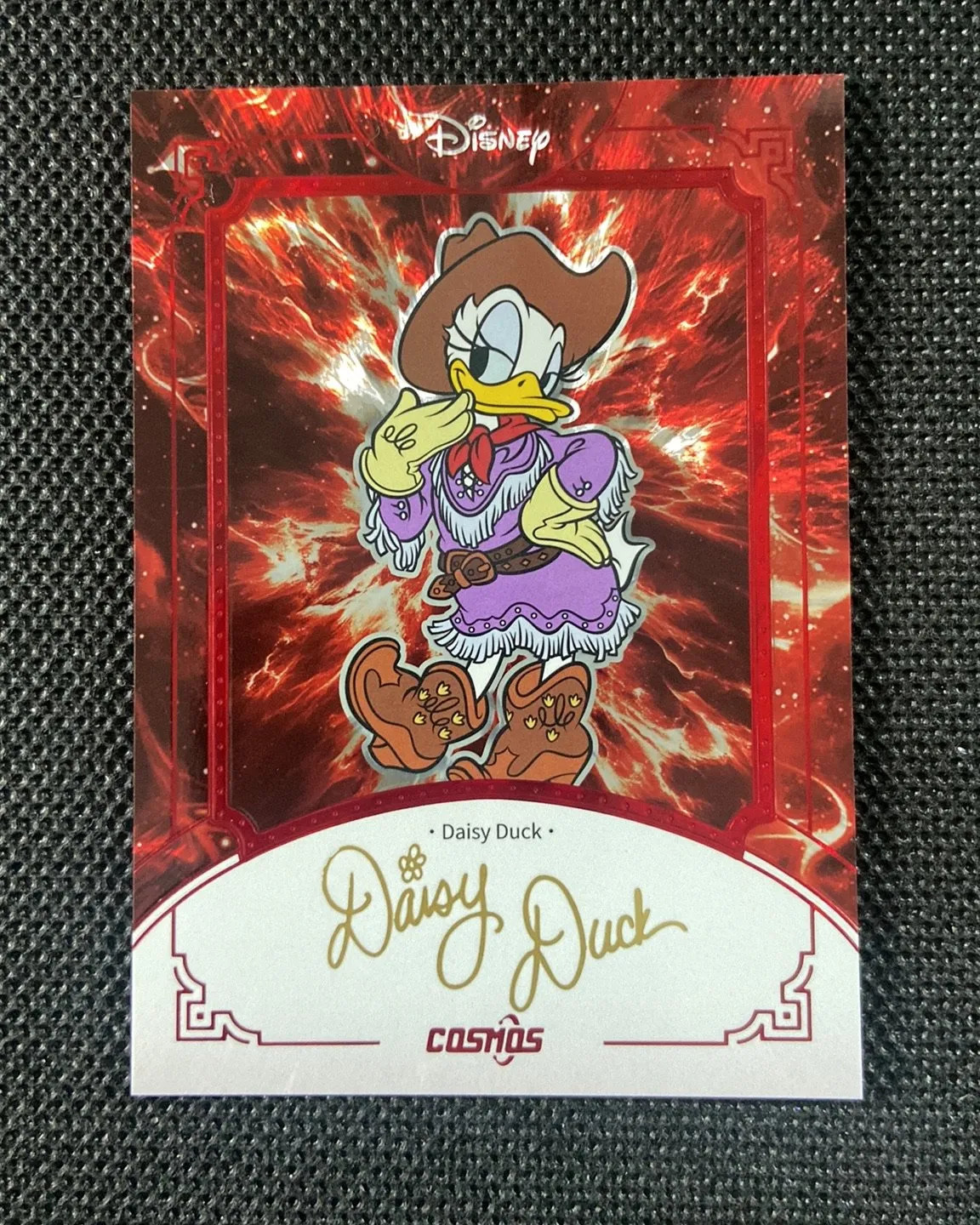 2025 Kakawow Cosmos Disney Red Daisy Duck Auto Card #CDT-SR-197 20/75 J21