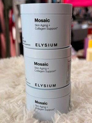 ELYSIUM Mosaic   Hyaluronic Acid & Collagen Supplement   Exp 6/2027