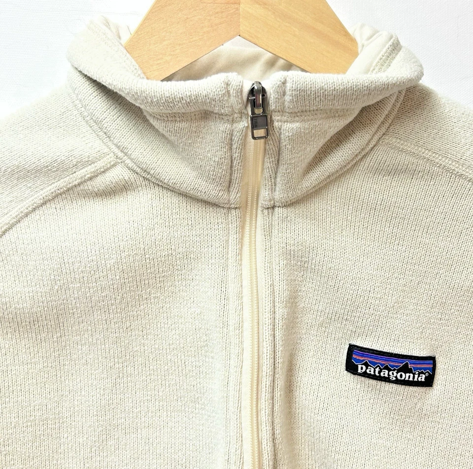 Patagonia 套衫女式中号米色羊毛更好毛衣 1/4 拉链 — 第 4/4 张图片