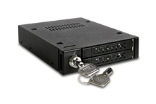 ICY DOCK Full Metal 2 Bay 2.5 SATA/SAS HDD SSD Mobile Rack for External