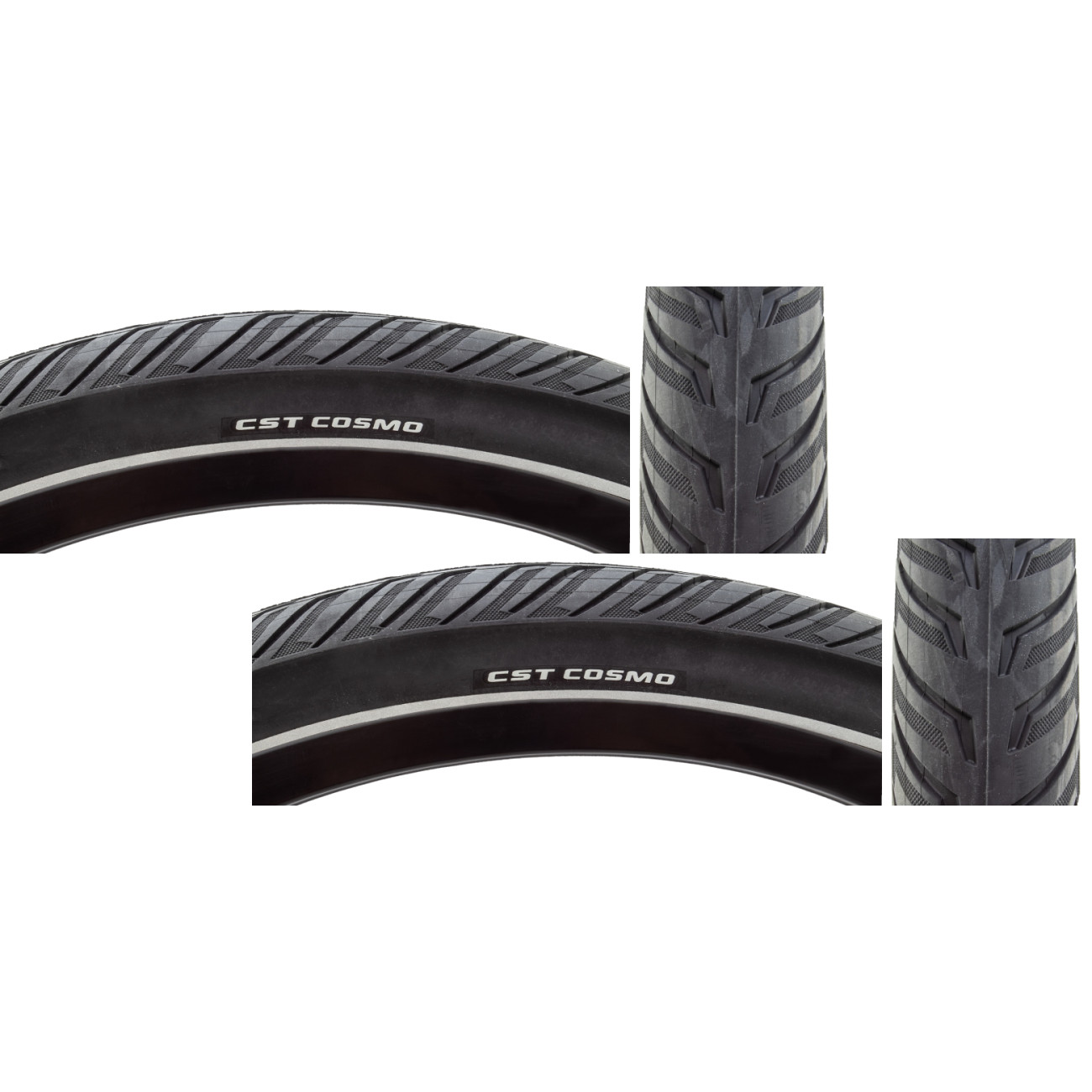 Упаковка из 2-х проводов Cst Premium Cosmo 700x62 TPI Bk/Blk