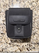 Vintage Nikon Binocular Soft Case Bag Pouch Black Nylon Leather Trim EXCELLENT