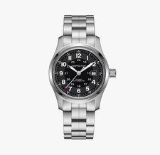 Hamilton Khaki Field Automatic Black Dial Silver Men's Watch H70515137 2