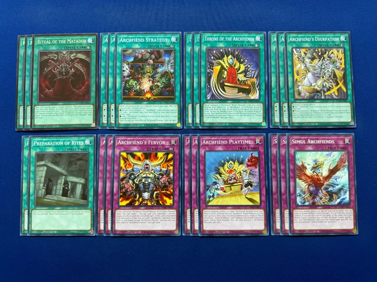 Yu-Gi-Oh! - Complete Archfiend Ritual Deck