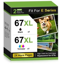67XL Ink Cartridge for HP Ink 67 Deskjet 2700e 2755e 2800e 2855e Envy 6000 6055e