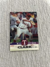 1996 SPORTFLIX WILL CLARK #3 TEXAS RANGERS 