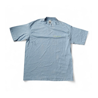 Vuarnet Light Blue XL Preshrunk Cotton Logo Men's T-Shirt Single Stitch 90s