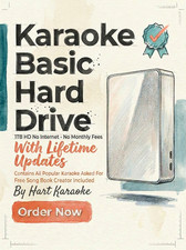 Karaoke Songs Collection Player - 1TB 150K  Selections - Lifetime Updates NEW 