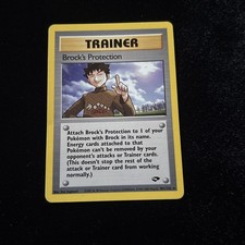 Pokemon Card - Brock's Protection Gym Challenge 101/132 Rare 1st Edition NM   on eBay
