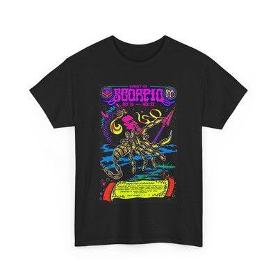 Spirit of Scorpio Zodiac Unisex T-shirt, Scorpio Season T-shirt