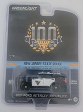 Greenlight 2021 Ford Interceptor Utility 1:64 New Jersey State Police 100 Years