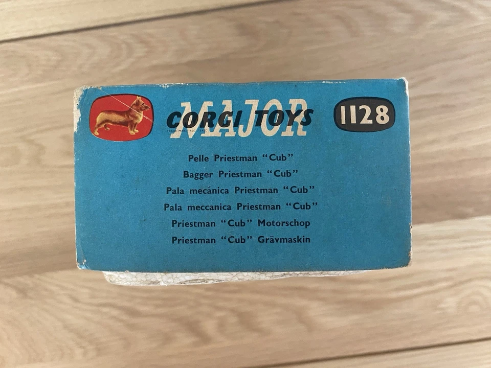 Vintage Corgi Major Toys No. 1128 - Priestman Cub Shovel Digger In Original Box - Image 4 of 4