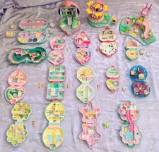 Lot of 16 Vintage Polly Pockets, All Bluebird 1980s / 1990s- open to offers