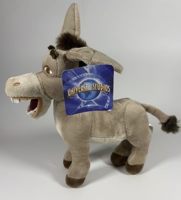Shrek Donkey Universal Studios Plüsch mit Etikett Shrek 4D 2013 Dreamworks 