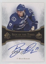 2007-08 SP Authentic Sign of the Times Ryan Kesler #ST-KE Auto