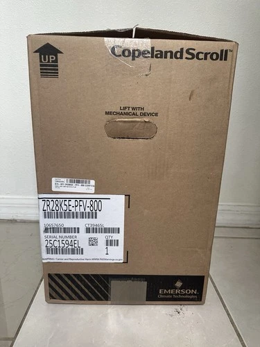 Copeland ZR28K5E-PFV-800 Scroll Compressor | R22 | 1-Phase | NEW in Box