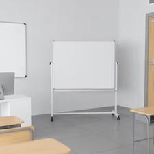 Flash Furniture White Board, 53W x 62.5H YU-YCI-003-GG Flash Furniture