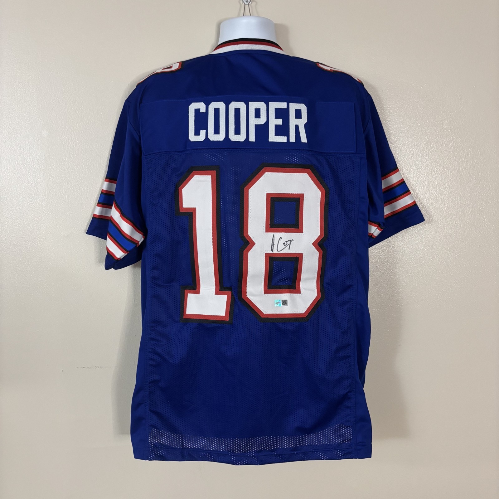 Amari Cooper Autographed Signed Buffalo Bills - Blue Custom Pro Style Jersey - TSE COA 
