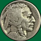 1924-D Buffalo Nickel Very Good VG Coin, Scratched #42667