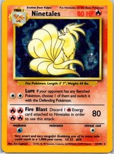 ninetales pokemon card holographic Ninetales · Base Set First Edition #12(Shadowless) main image 0