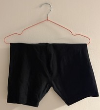 Next Girls Black Biker Shorts Age 14 158-164cm Jersey Stretch Pull On