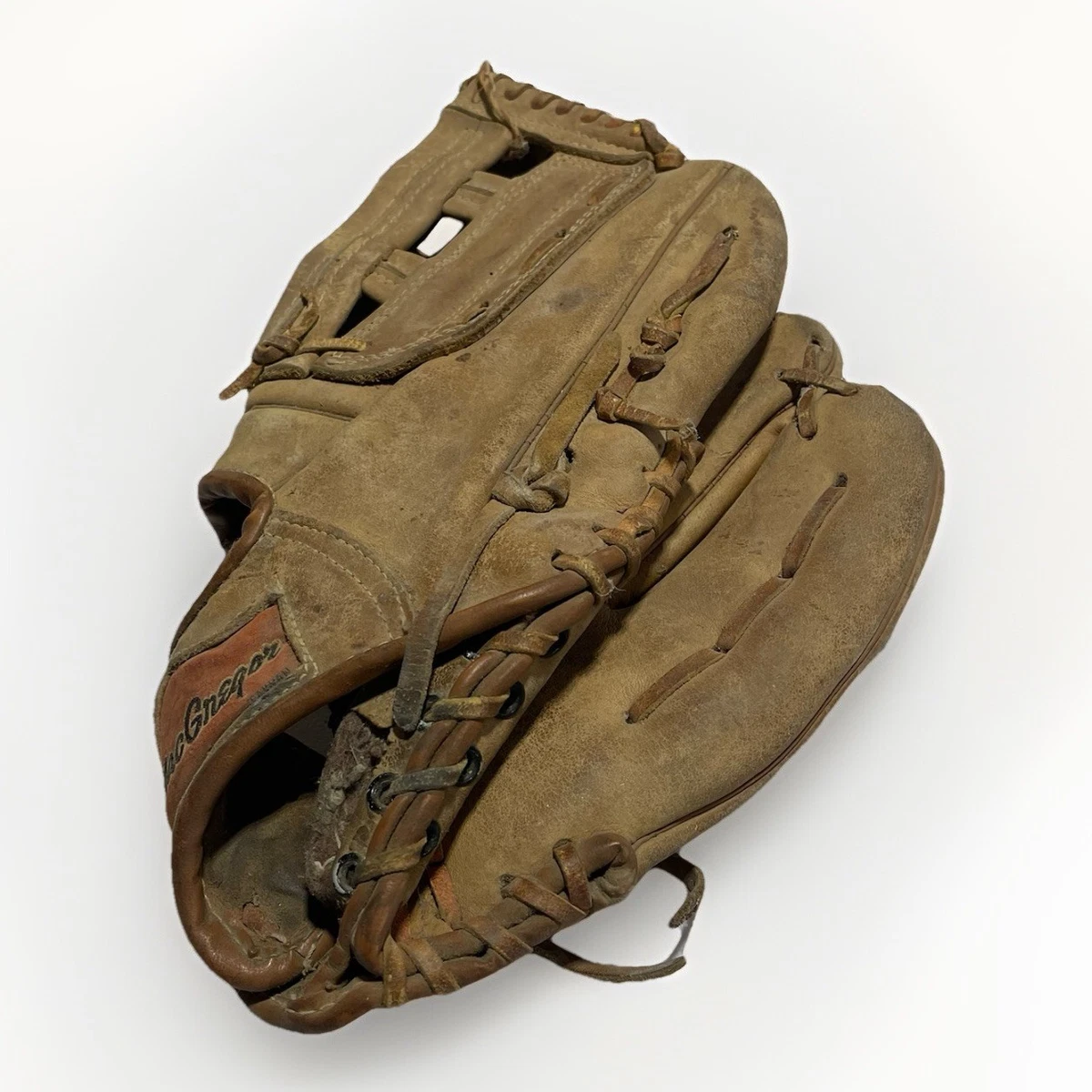 Jambières De Receveur Baseball Vintage MacGregor Youth Années 70 - Noir/Rouge - Petite Taille