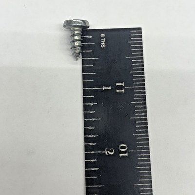 (500) #12'' X 1/2'' Pan Head Sheet Metal Screws Zinc Plated TYPE A