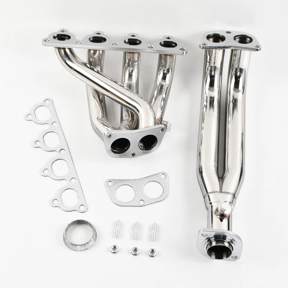 Exhaust Header Manifold For Honda D-Series D15 D16 fit 88-00 CIVIC CR-X Del Sol Foto 2 de 4