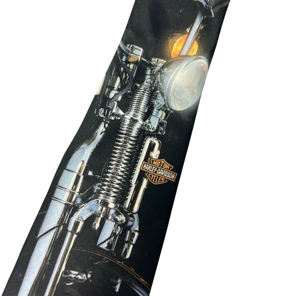 Corbata Ralph Marlin The Leading Edge 1992 de colección años 90 Harley Davidson motocicleta Foto 2 de 3