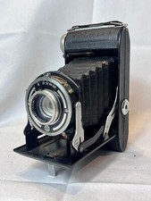 Vtg Balba Made In Germany Folding Camera Pronto Leatherette 8 Or 16 Exposure