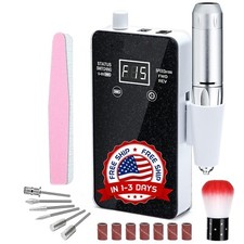 Professional Kit De Taladro De U as Para Gel Acr lico Manicura Y Pedicura NUEVO.