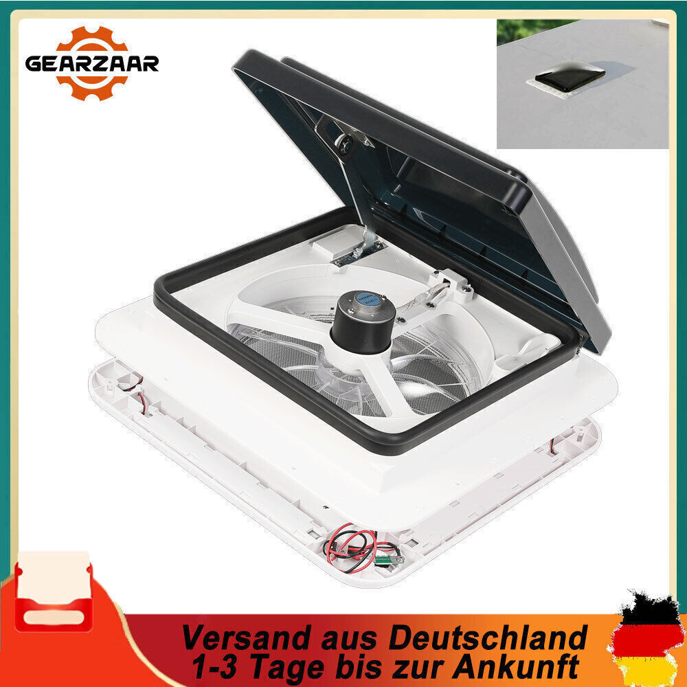 Lüftungsventilato Fü Wohnmobile, 36X35.5CM Dachlu Produktbild-Vorschau 2