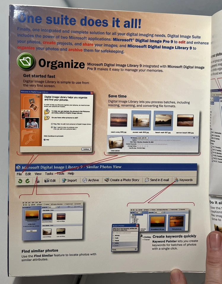 Microsoft Digital Image Suite 9 [Brand New - Sealed] 805529377462 - Image 4 of 4
