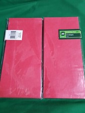  10 Red Envelopes   4 1/8 X 9 1/2 - Christmas, Valentine's Day 20 count