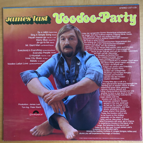 JAMES LAST : Voodoo Party - Polydor 2371235 - D 1971 NM - Bild 2 von 3