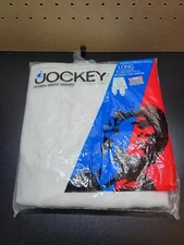 Vintage JOCKEY Long Johns White Base Layer Pants USA Men's Size 38