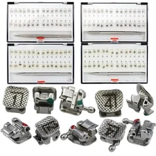 Orthodontic Self Ligating Brackets DAMON Q Roth MBT 022 345 1st 2nd Molar Tubes
