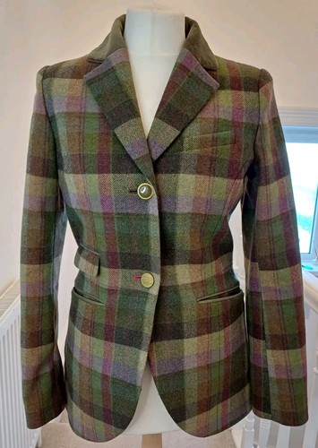 Joules Malmsbury Tweed Blazer Size 10 Excellent Condition Multicoloured. A311