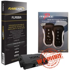 FlashLogic FLRSBA Remote Start Security + Prestige PE2LEDZ 2-Way 1-Mile Remote