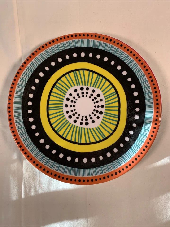 Juego de 8 piezas de melamina Gibson Almira. "4 placas de 9"" + 4 placas de 10,5""". Excelente. Foto 3 de 4