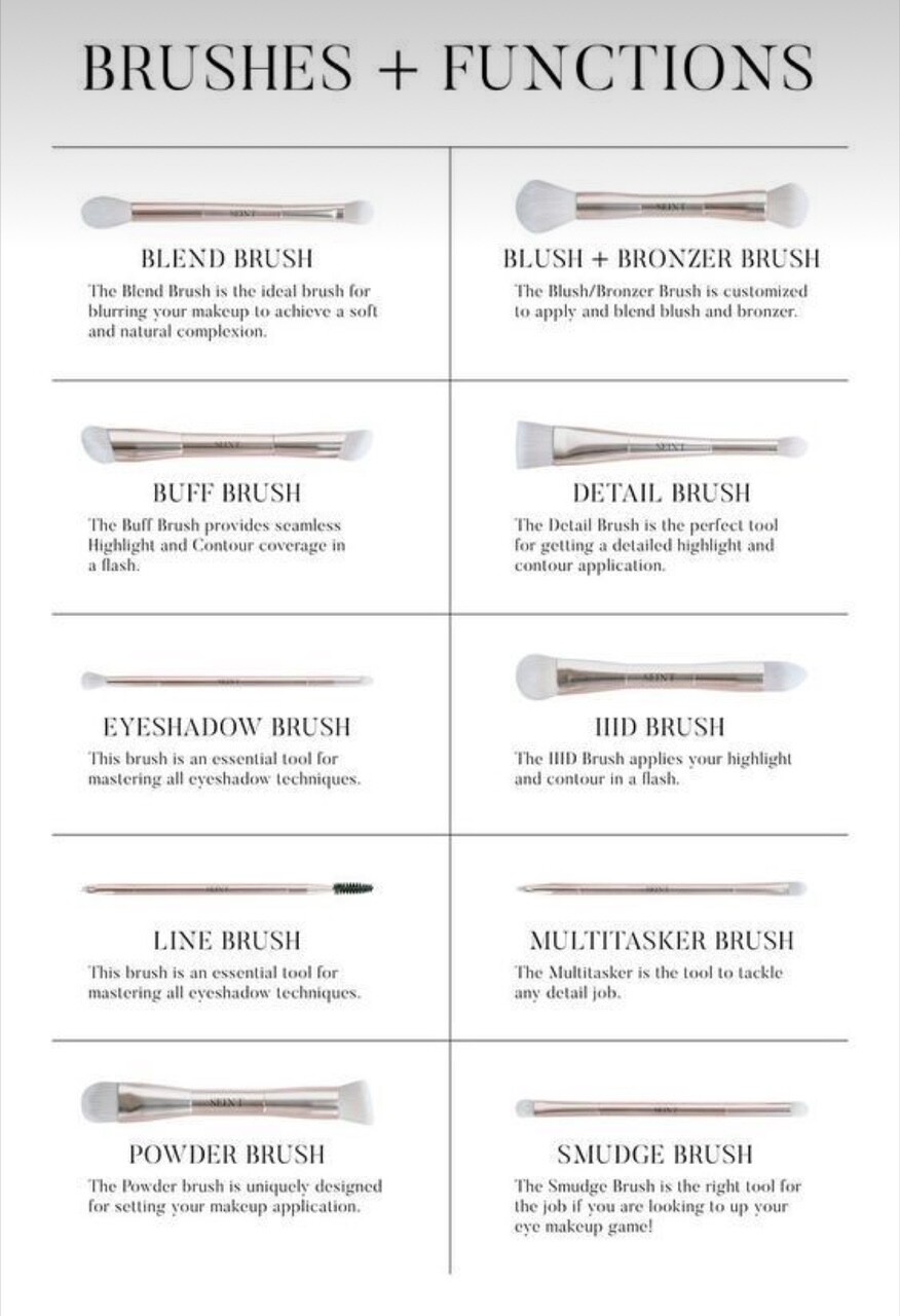 Seint Beauty Dual End Makeup Brush Blush + Bronzer Brush BRAND NEW eBay