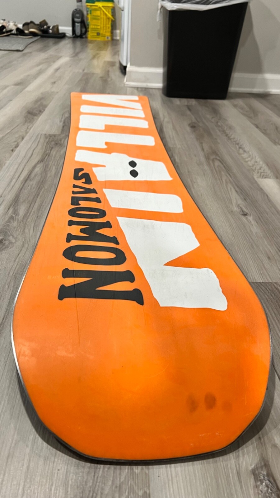 153 Salomon Villain Snowboard with Burton Malavita bindings