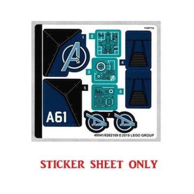 LEGO 76126 - Super Heroes - Avengers Ultimate Quinjet - STICKER